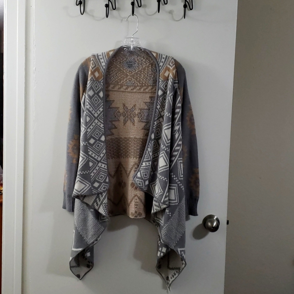 Aztec Print Cardigan